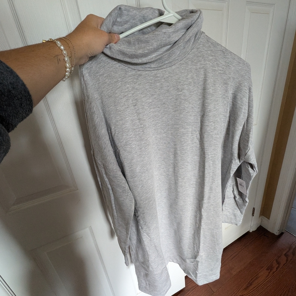 Gap Gray Women's Turtleneck Sweater Dress